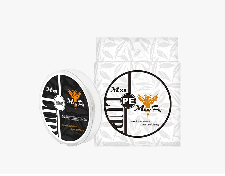 Kingdom Micro Fly 100m 4 Strands Braided Monofilament
