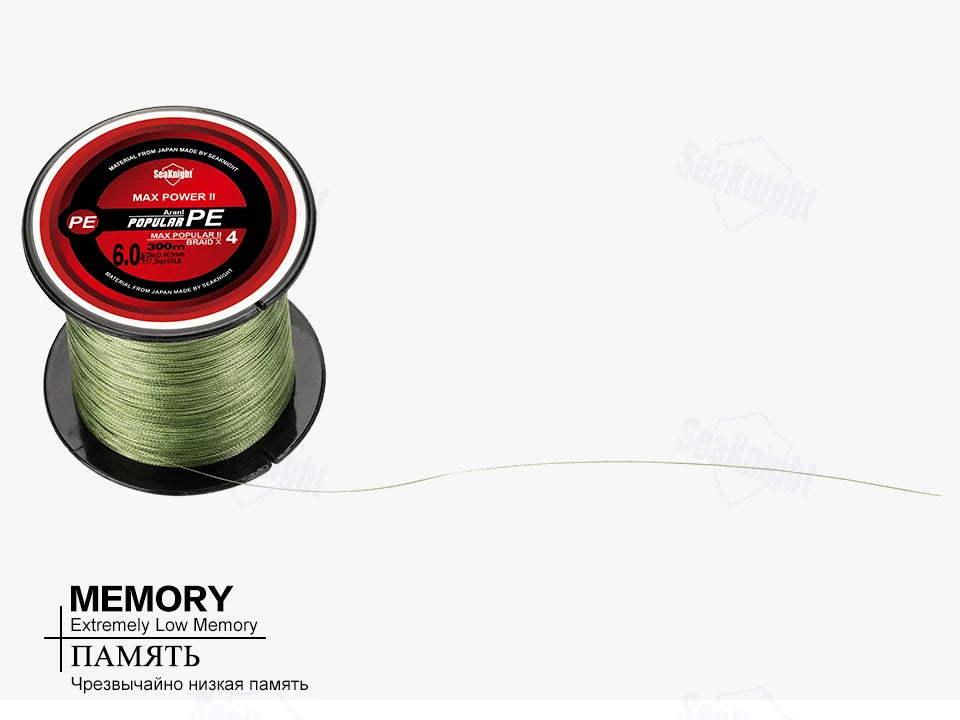 SeaKnight Multifilament 4 Strands Braided  300M / 500M / 1000M