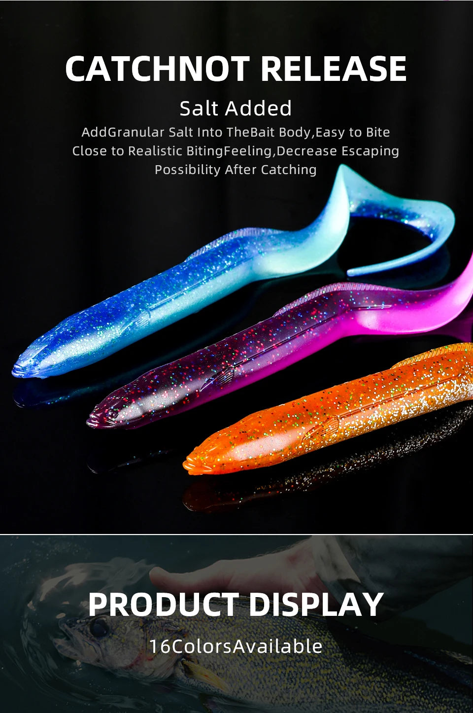 BEARKING EEL Soft Baits 20cm / 15cm