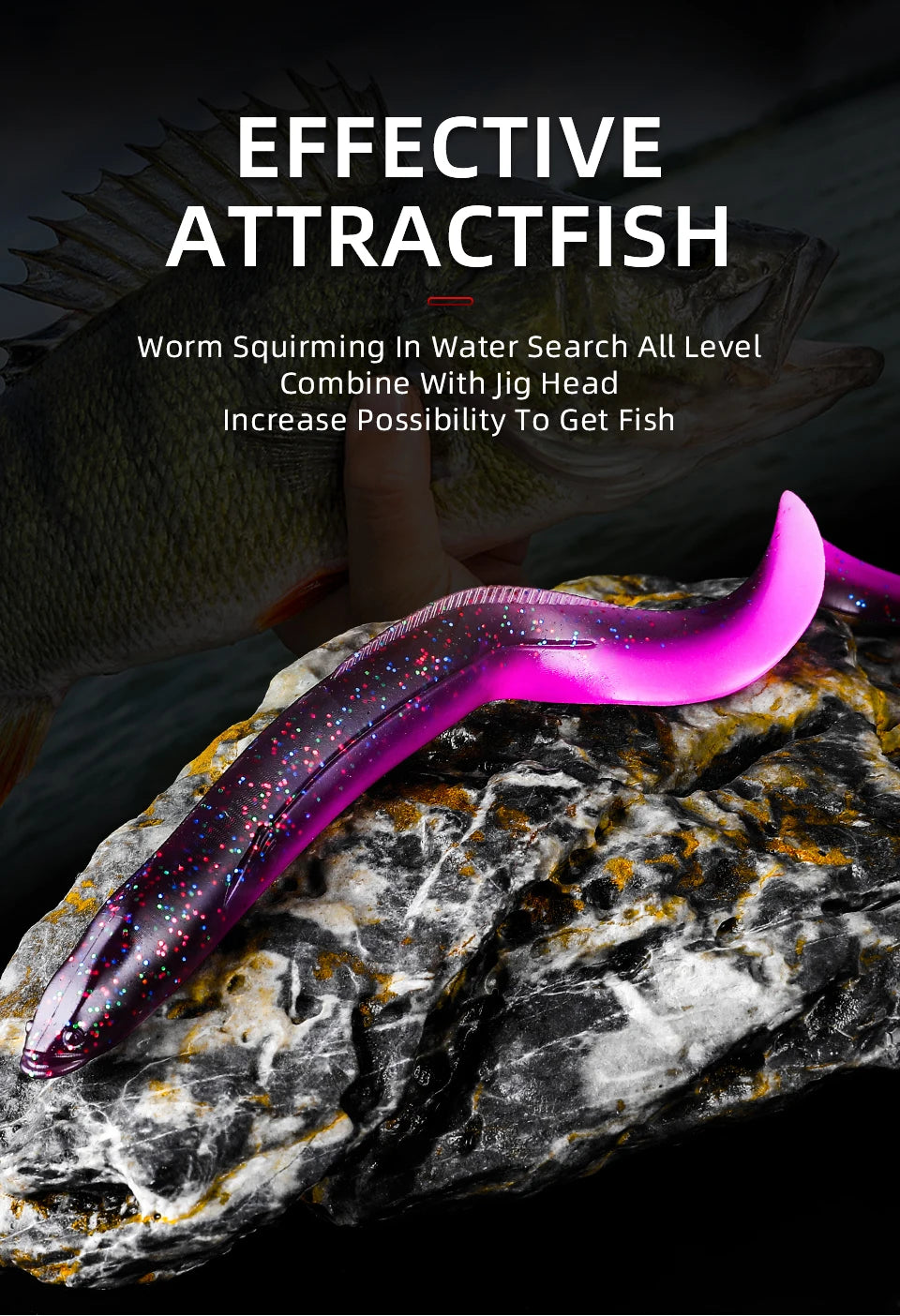 BEARKING EEL Soft Baits 20cm / 15cm