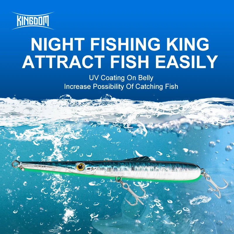 Kingdom Needle Long Casting 11g / 13g - 30g / 40g Stickbaits Floating&Sinking