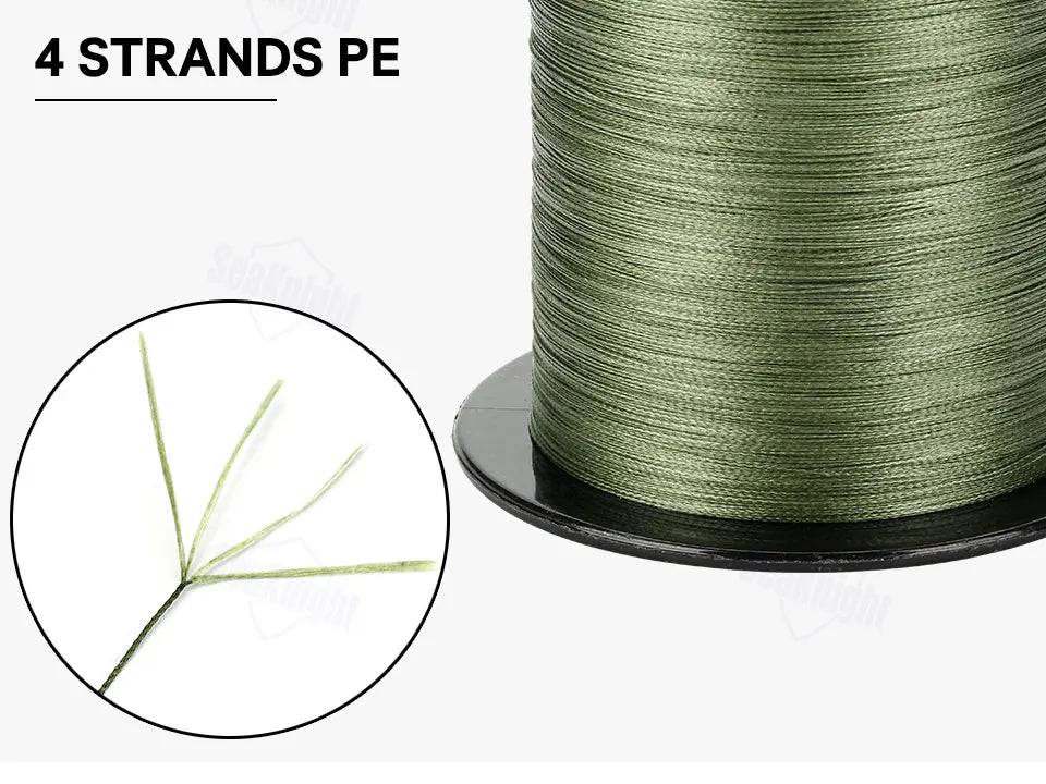 SeaKnight Multifilament 4 Strands Braided  300M / 500M / 1000M