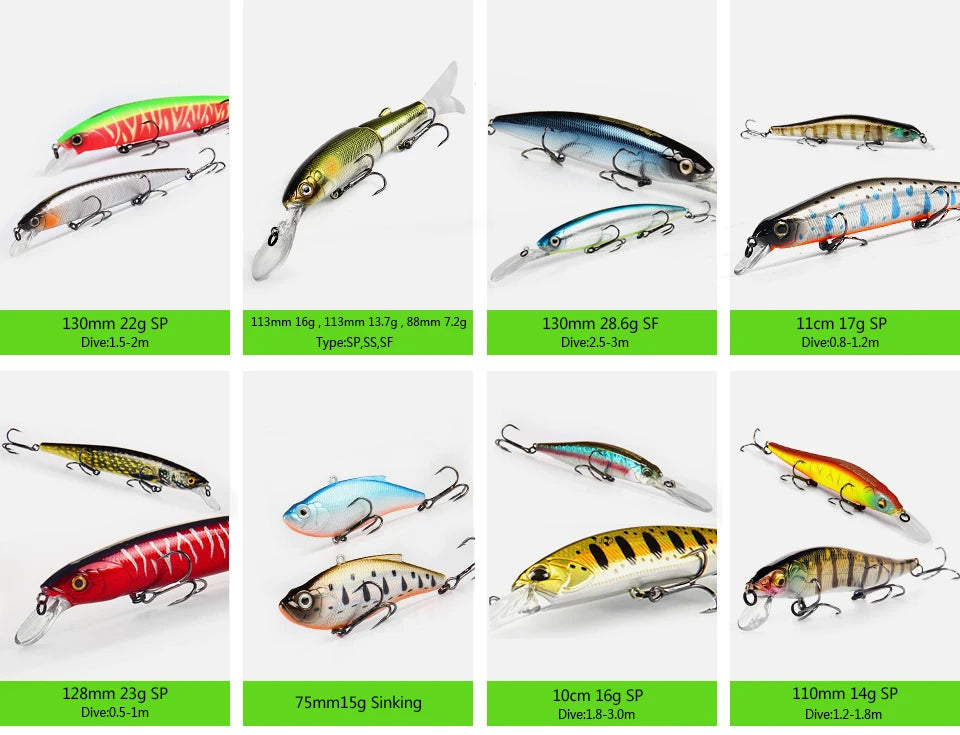 BEARKING Top Jointed  Minnow  185mm / 64g
