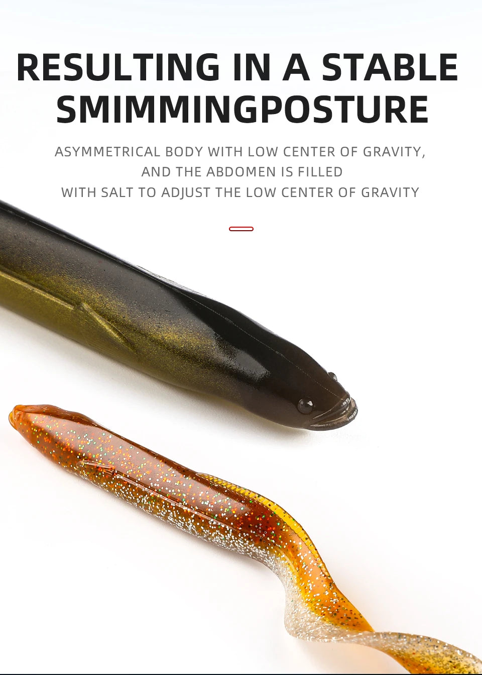 BEARKING EEL Soft Baits 20cm / 15cm
