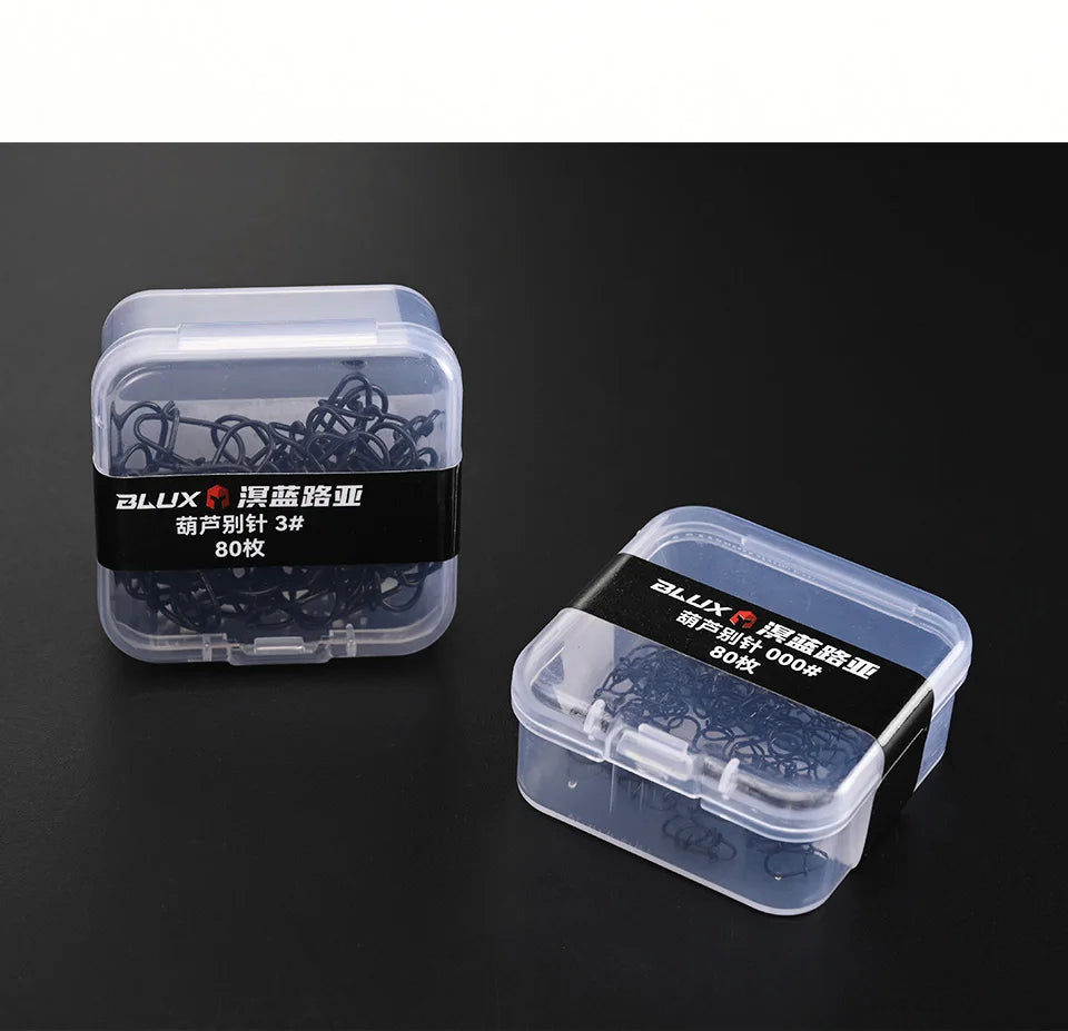 BLUX 80pcs Matte Black Snaps Stainless Steel