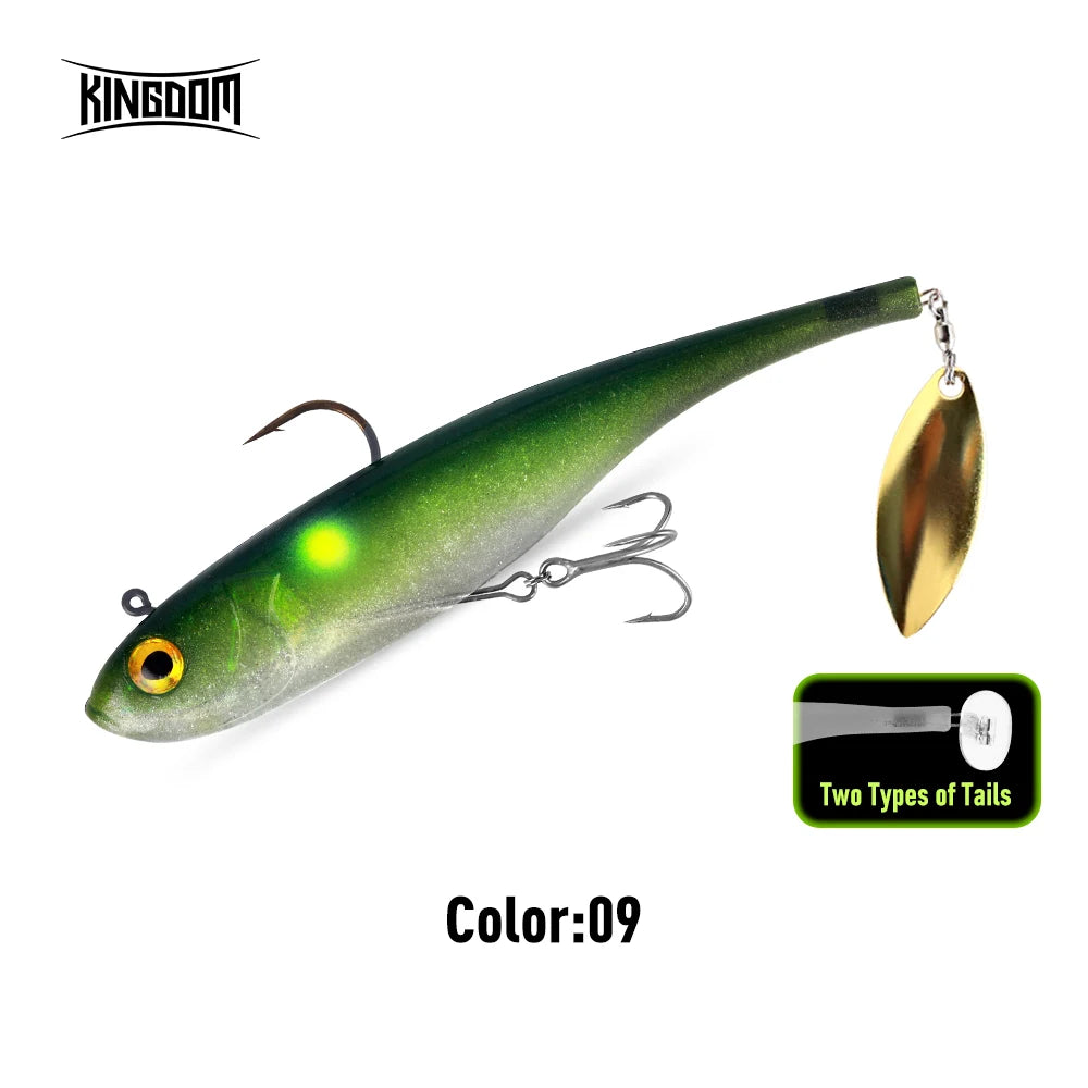 Kingdom 150mm 47g Soft Bait With Spoon