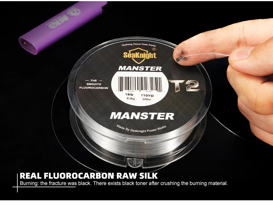 SeaKnight MANSTER T2 Series Fluorocarbon 100M Carbon Fiber Line