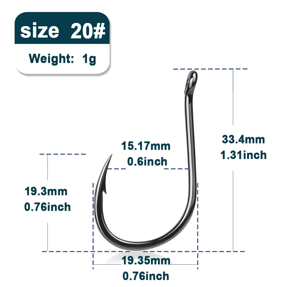 9KM Iseama Fishing Hooks 50~200Pcs