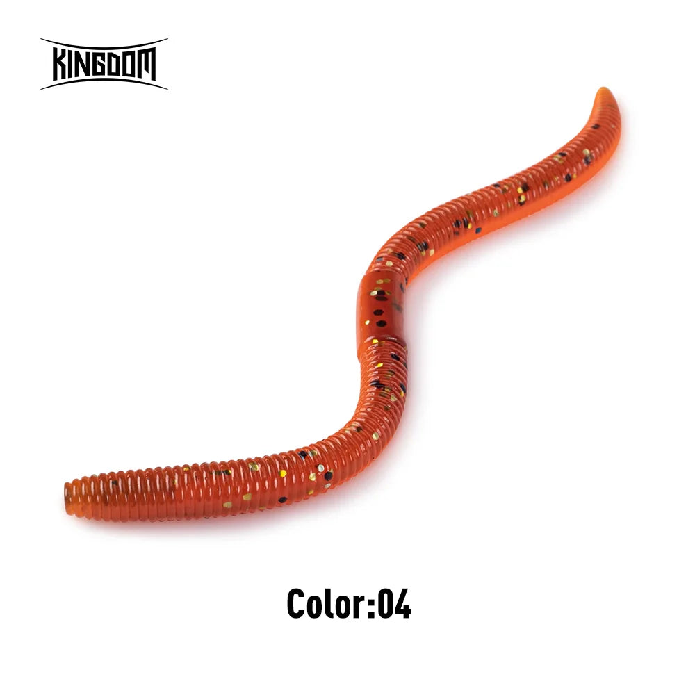 Kingdom 15pcs Earthworm Soft Bait