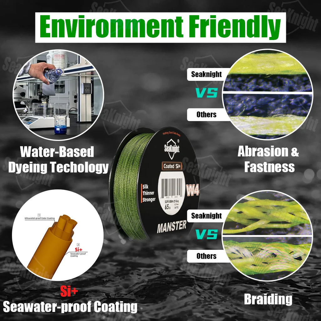 SeaKnight W4 Series Ultra-Thinner 4 Strands 300M / 500M
