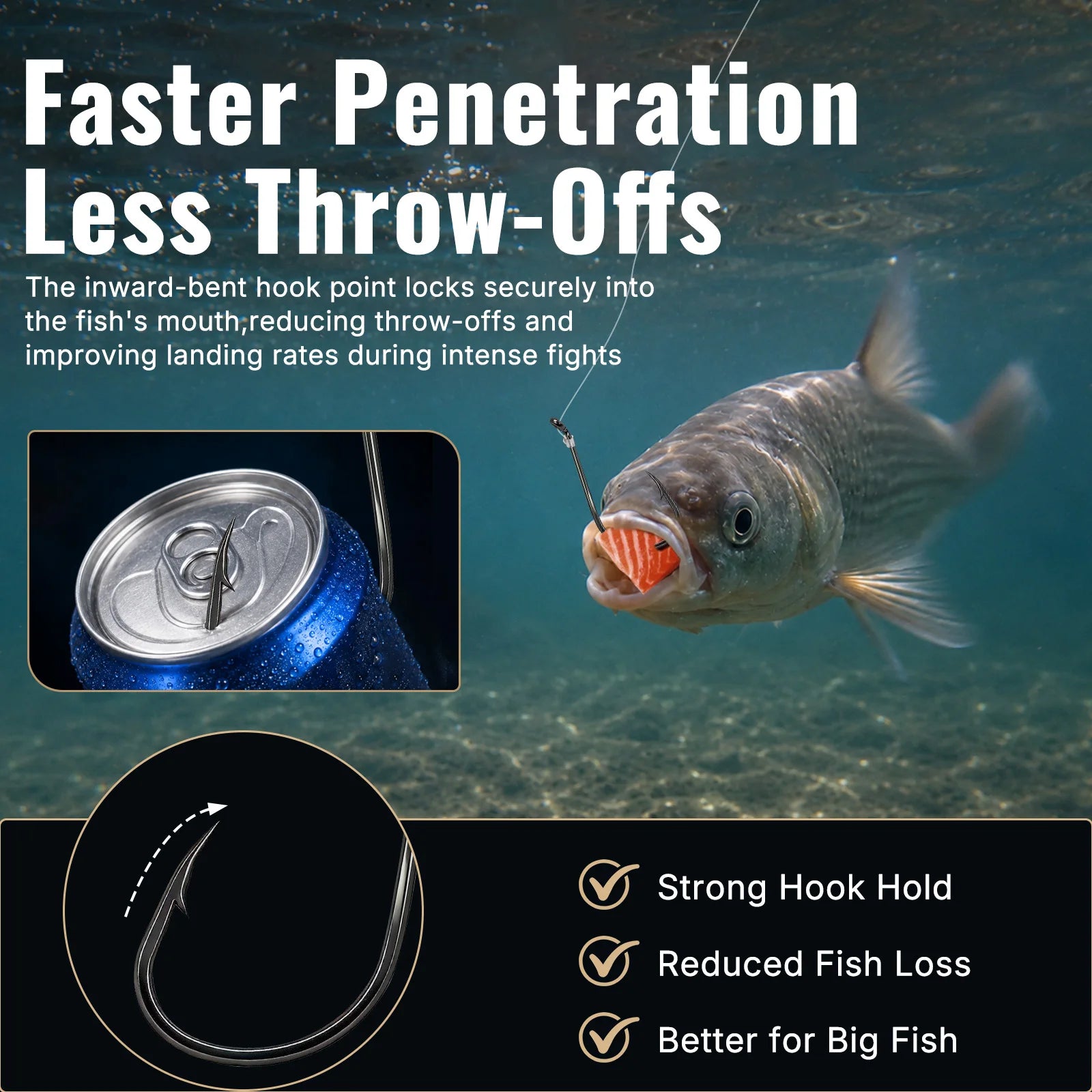 9KM Octopus Fishing Hook 50-100pcs