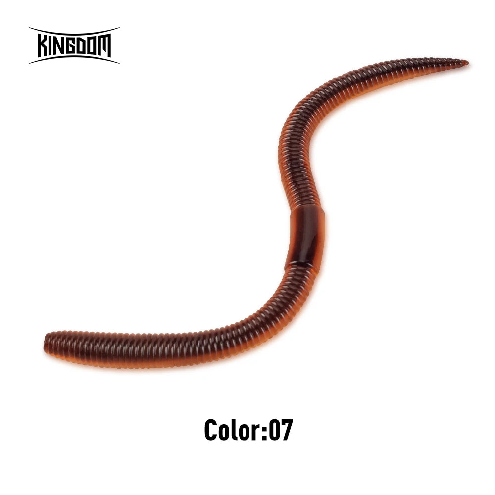 Kingdom 15pcs Earthworm Soft Bait
