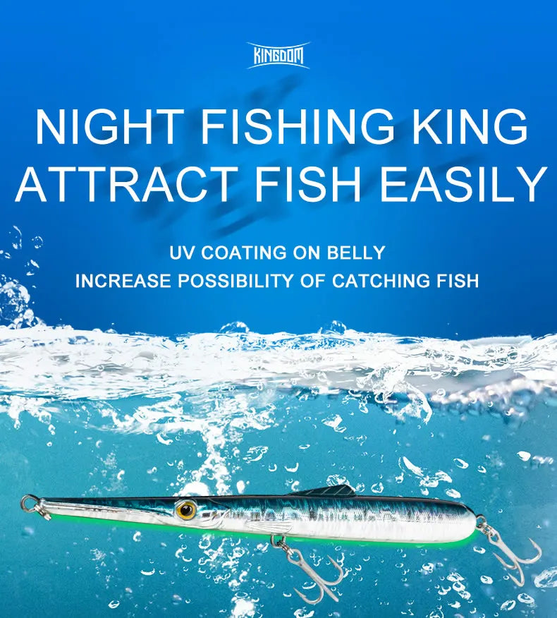 Kingdom Needle Long Casting 11g / 13g - 30g / 40g Stickbaits Floating&Sinking