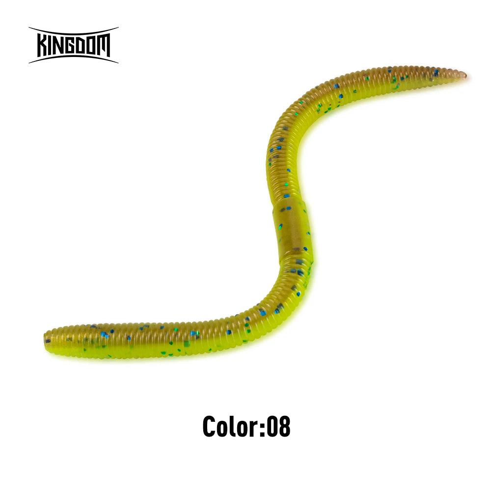Kingdom 15pcs Earthworm Soft Bait