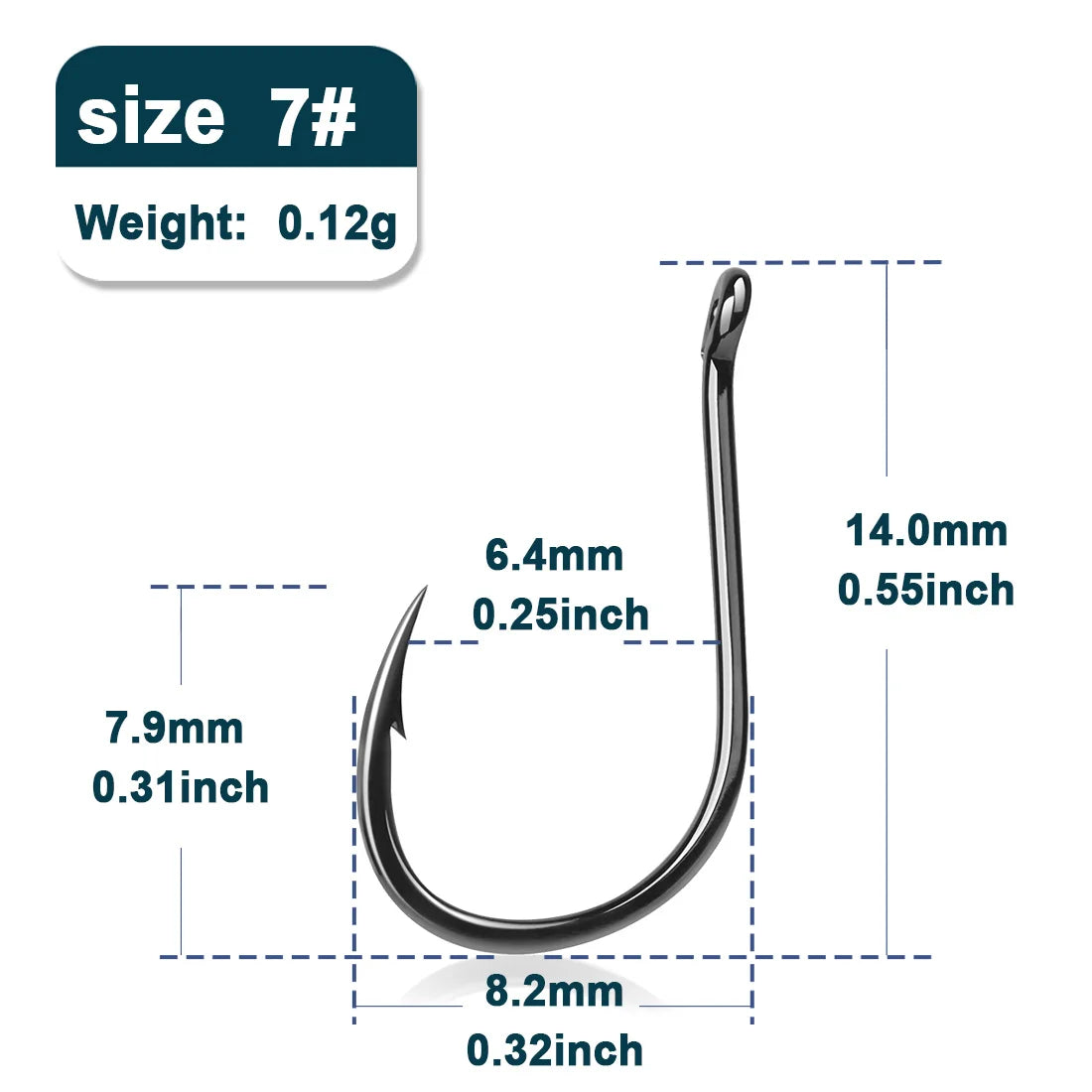 9KM Iseama Fishing Hooks 50~200Pcs