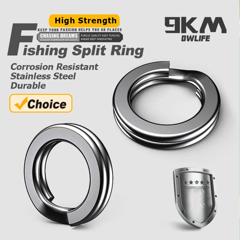 Fishing Lures Split Rings 50~200Pcs