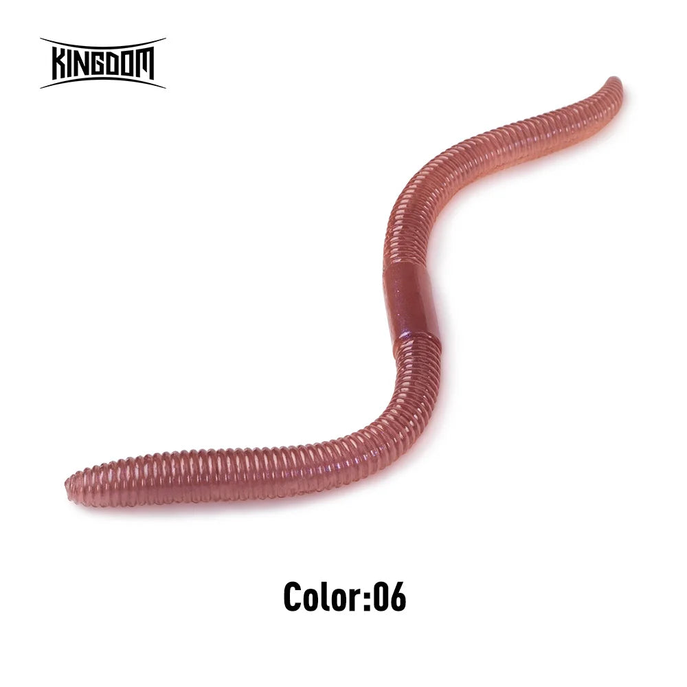 Kingdom 15pcs Earthworm Soft Bait