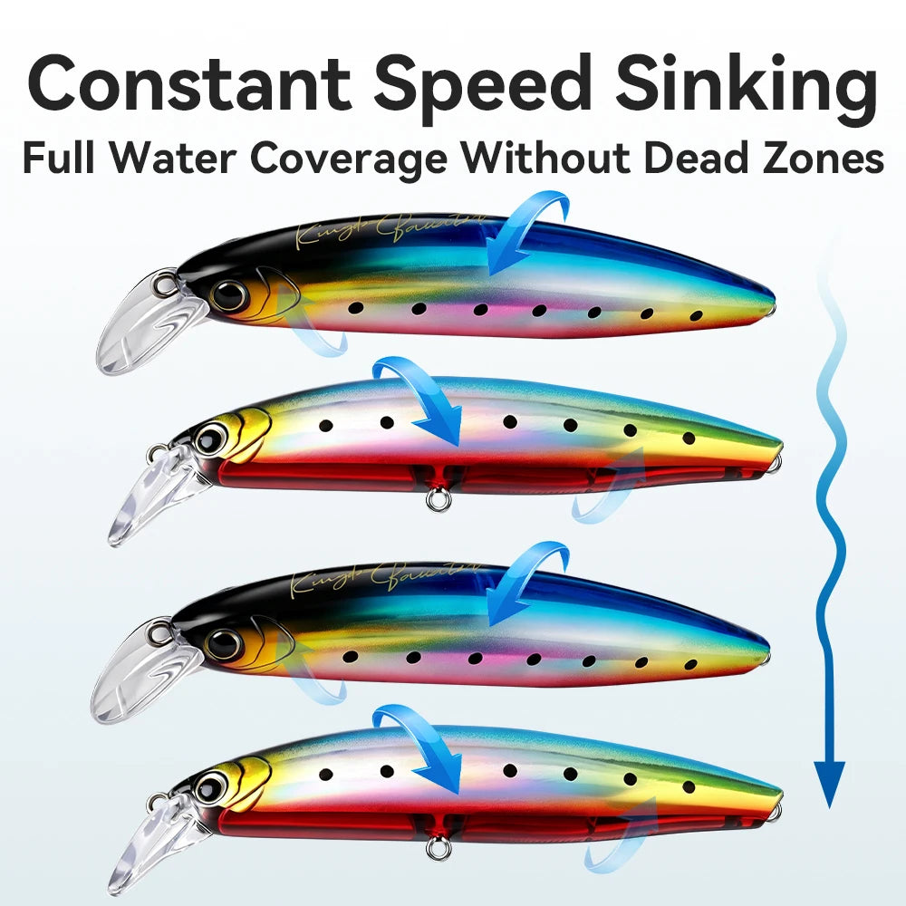 Kingdom Sinking Minnow 21g - 30g 80mm / 93mm