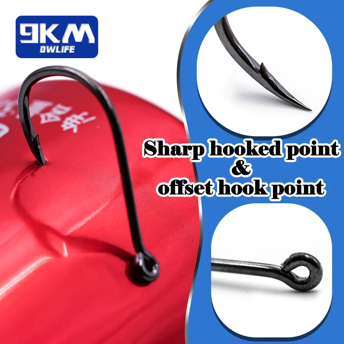 9KM Iseama Fishing Hooks 50~200Pcs