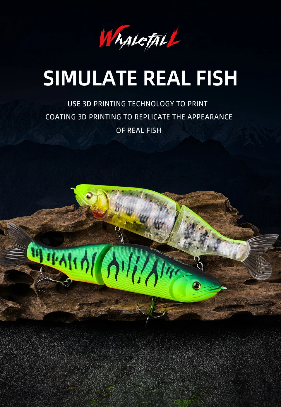 BEARKING Top Jointed  Minnow  185mm / 64g