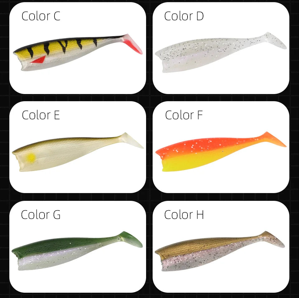 BLUX BLOD SHAD 80mm 105mm Soft Bait
