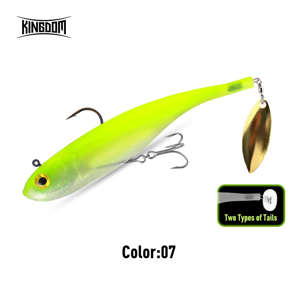 Kingdom 150mm 47g Soft Bait With Spoon