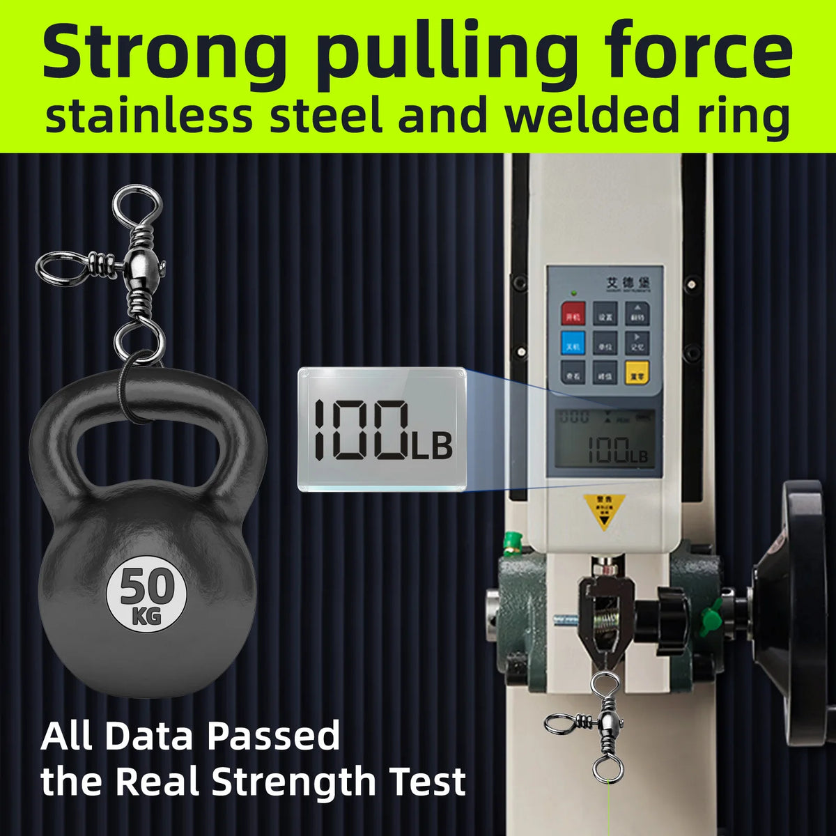 9KM 3 Way Swivels 25~100Pcs F