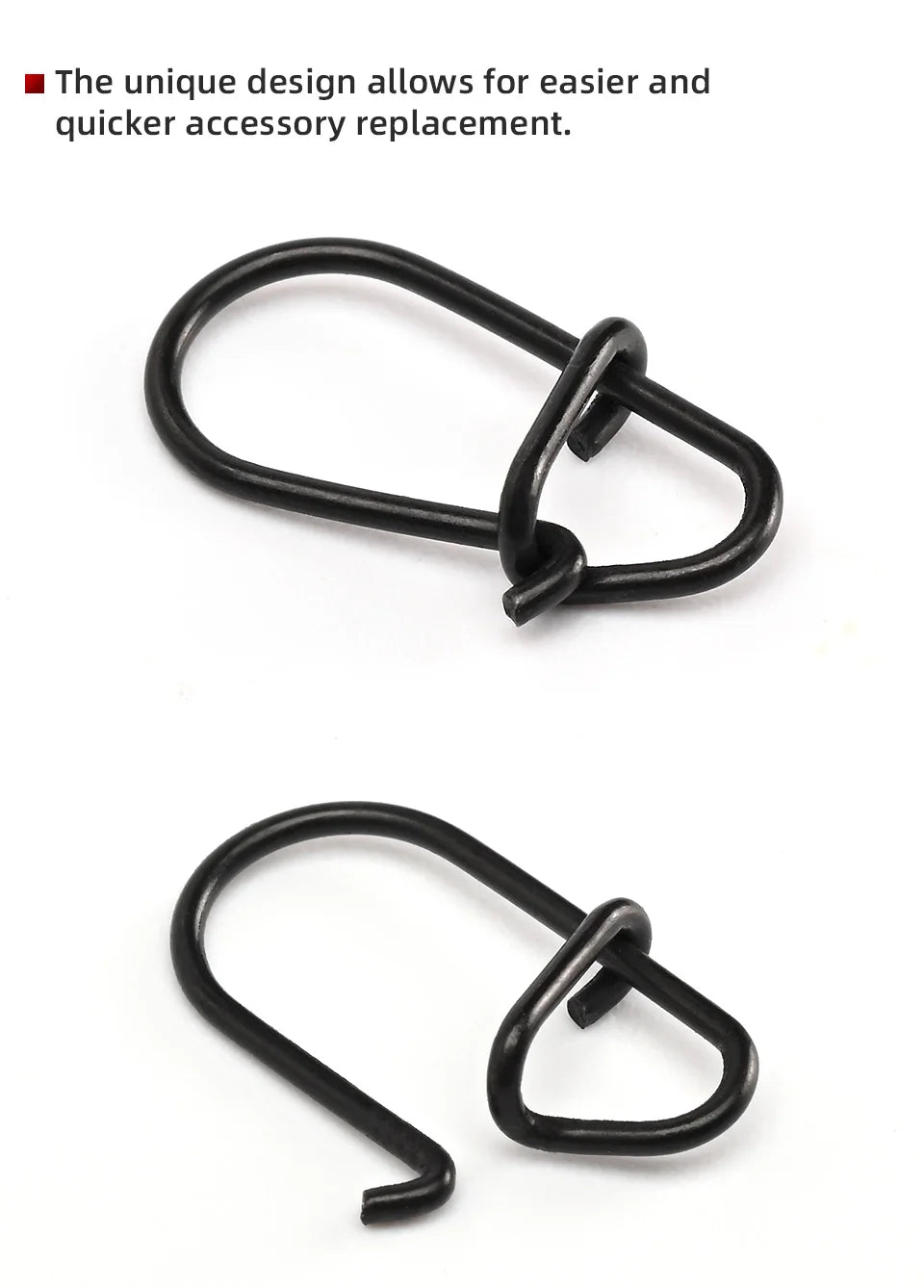 BLUX 80pcs Matte Black Snaps Stainless Steel