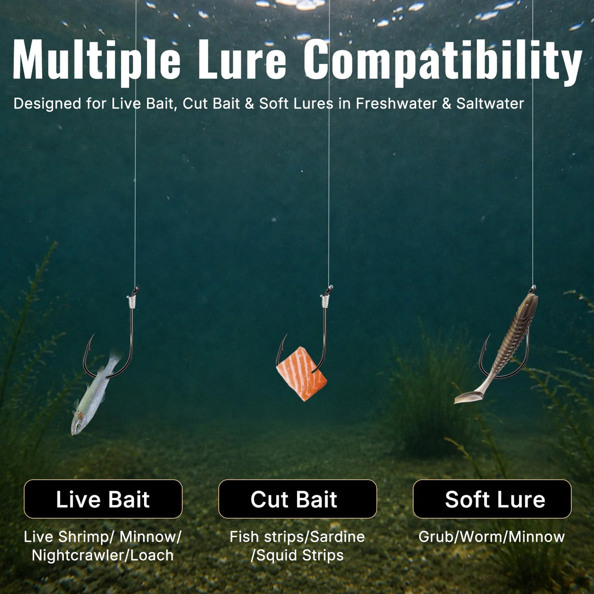 9KM Octopus Fishing Hook 50-100pcs