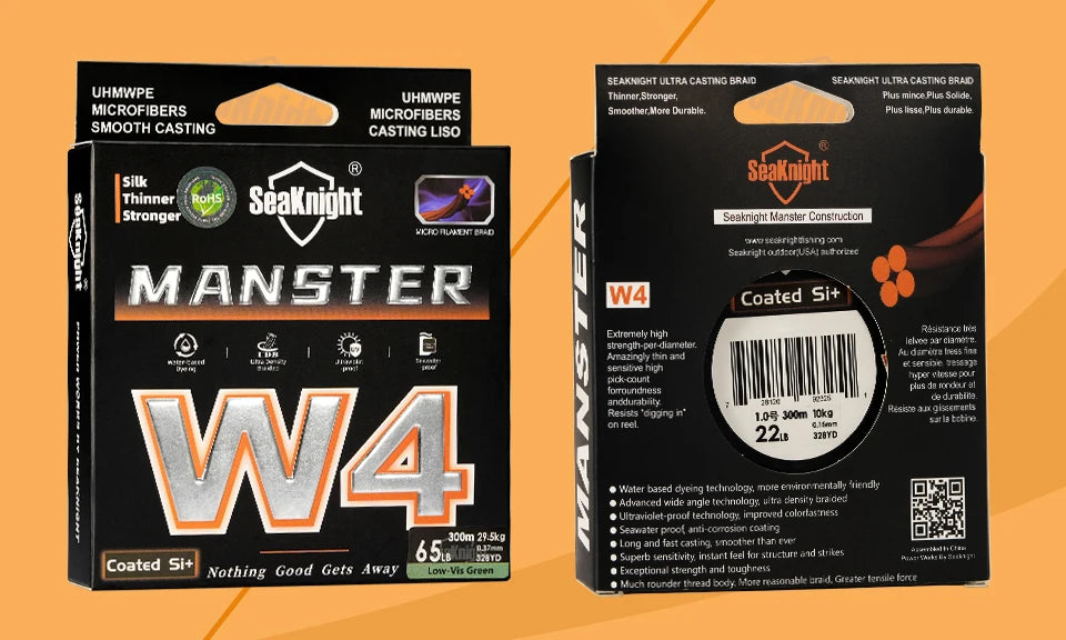 SeaKnight W4 Series Ultra-Thinner 4 Strands 300M / 500M
