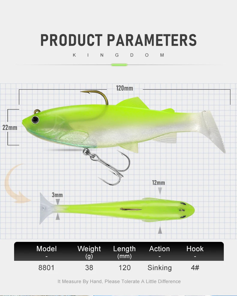 Kingdom Soft Bait 38g 120mm
