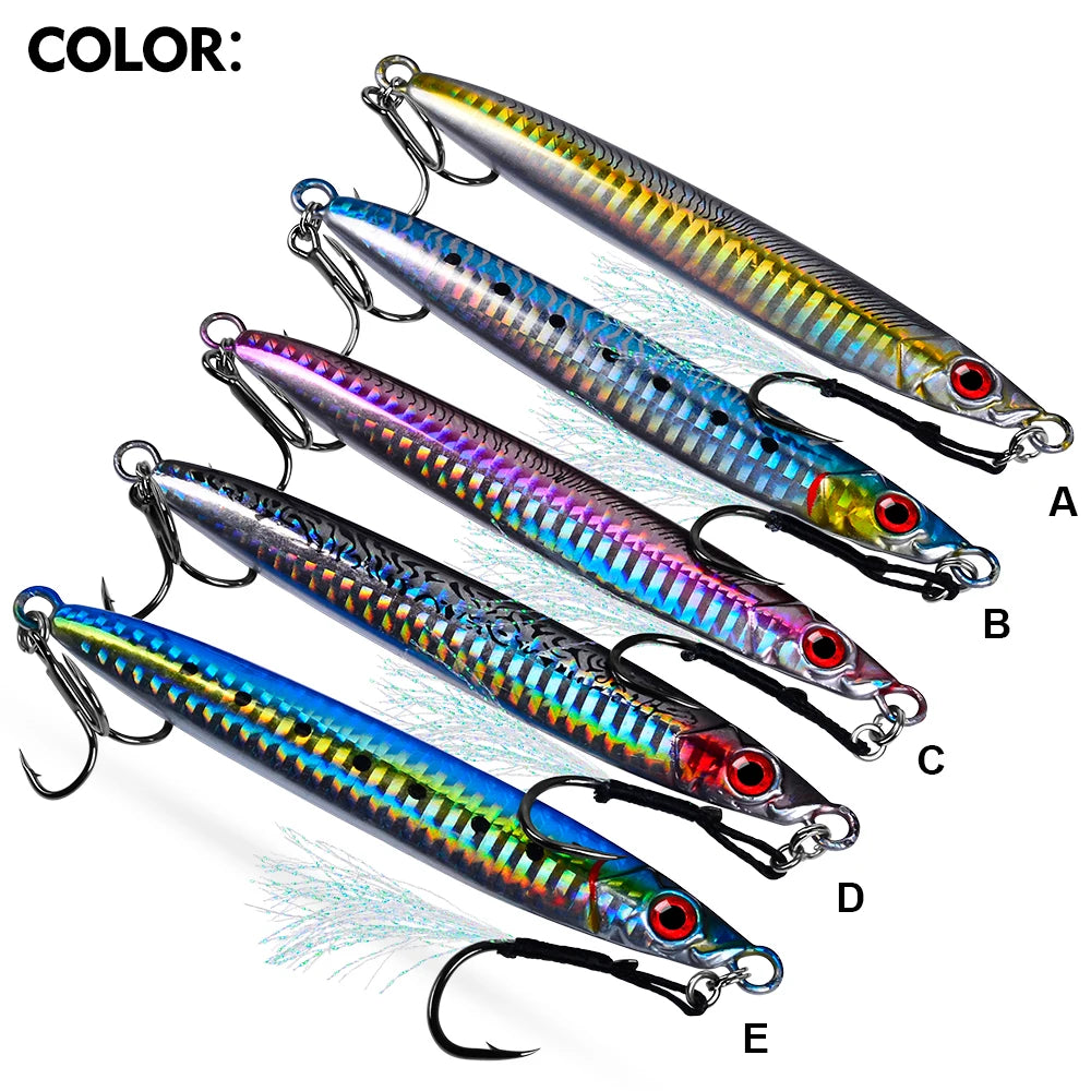 Proberos Metal Jig Bait 14g-80g