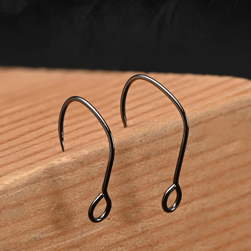 BLUX 10pcs Barbless Trout Hook 10# / 8#