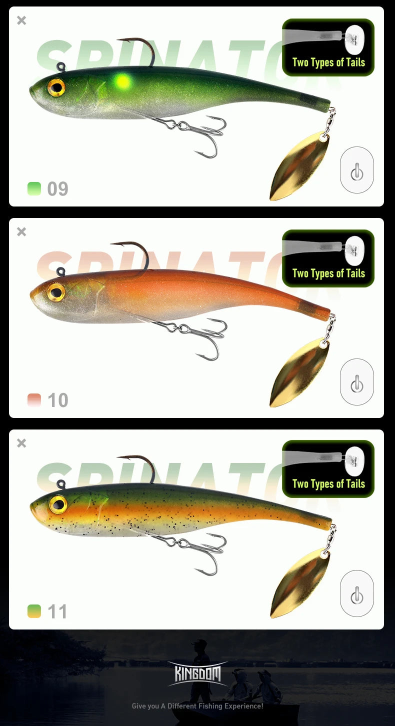 Kingdom 150mm 47g Soft Bait With Spoon