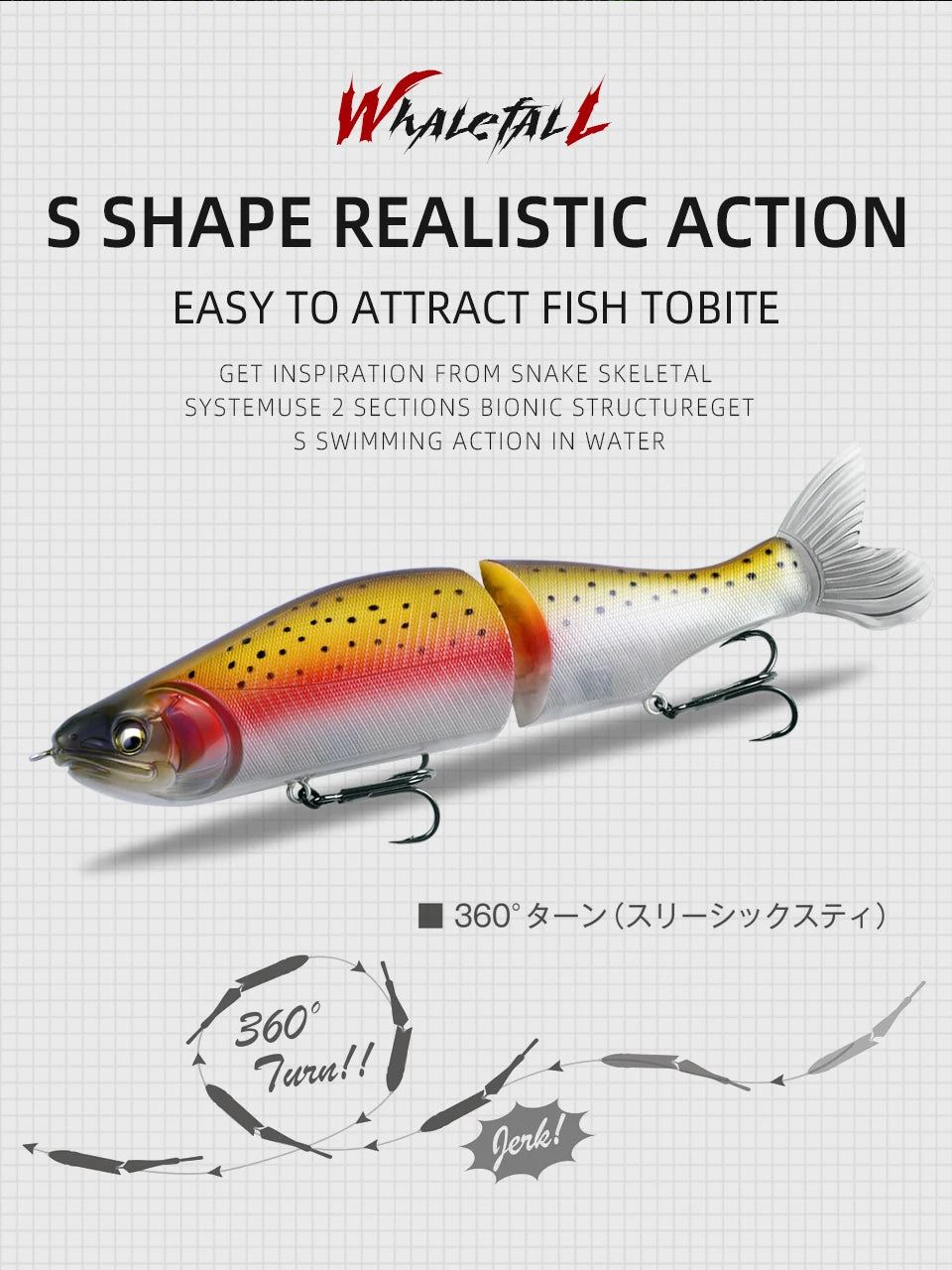 BEARKING Top Jointed  Minnow  185mm / 64g
