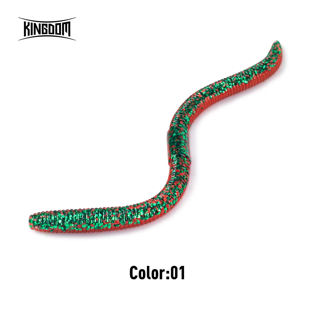 Kingdom 15pcs Earthworm Soft Bait