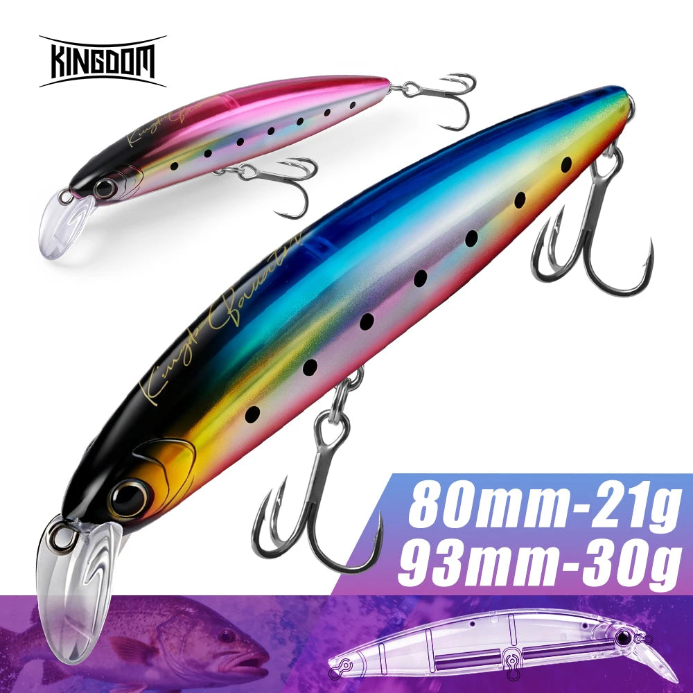 Kingdom Sinking Minnow 21g - 30g 80mm / 93mm