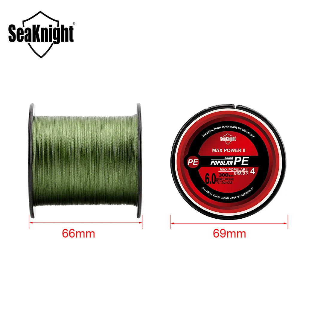 SeaKnight Multifilament 4 Strands Braided  300M / 500M / 1000M