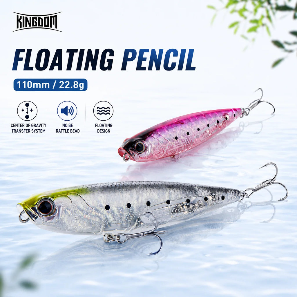 KINGDOM Basstaor 009 Floating Minnow 110mm 22.8g