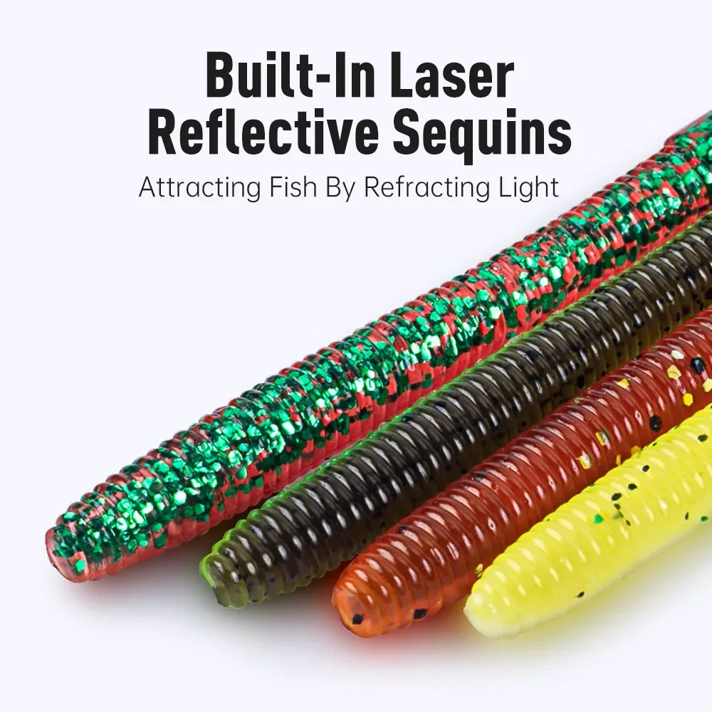 Kingdom 15pcs Earthworm Soft Bait