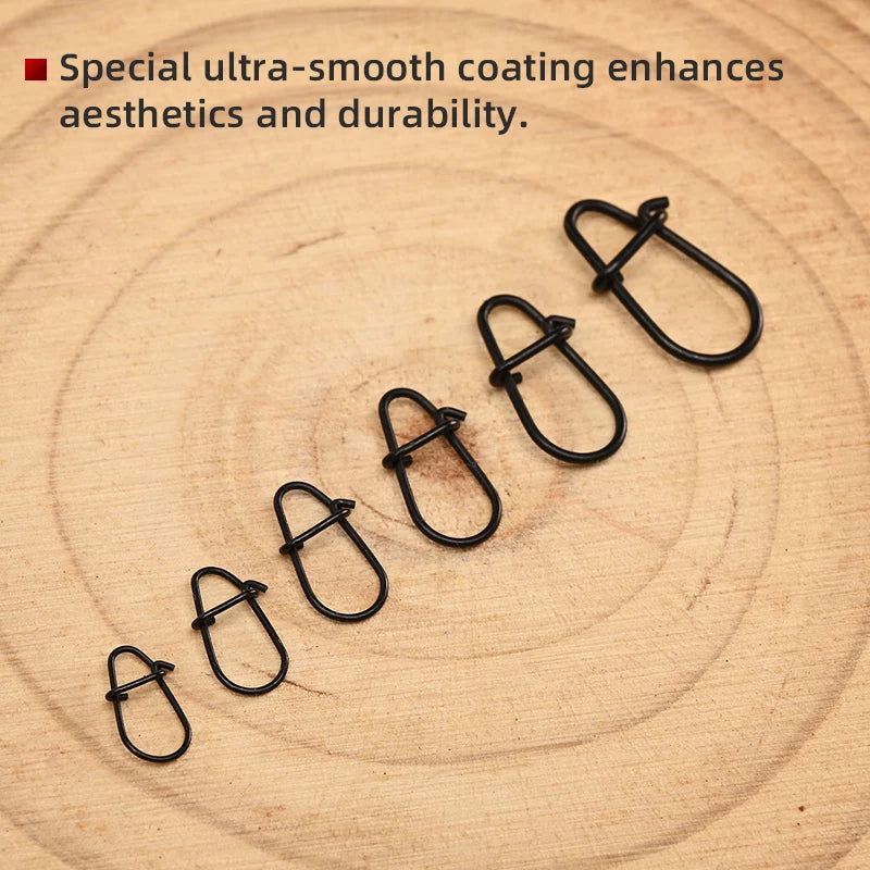 BLUX 80pcs Matte Black Snaps Stainless Steel