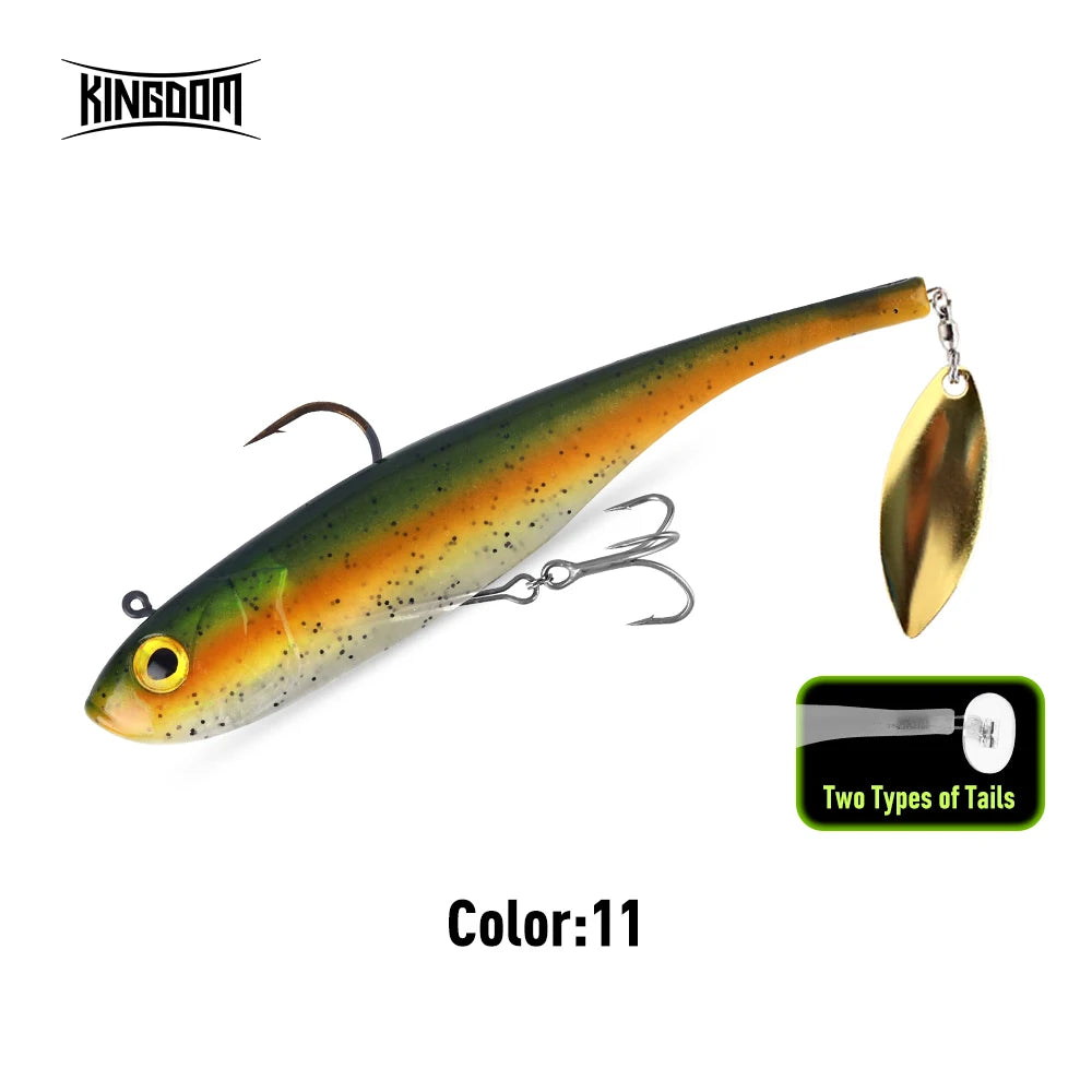 Kingdom 150mm 47g Soft Bait With Spoon