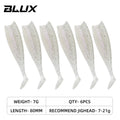 BLUX BLOD SHAD 80mm 105mm Soft Bait