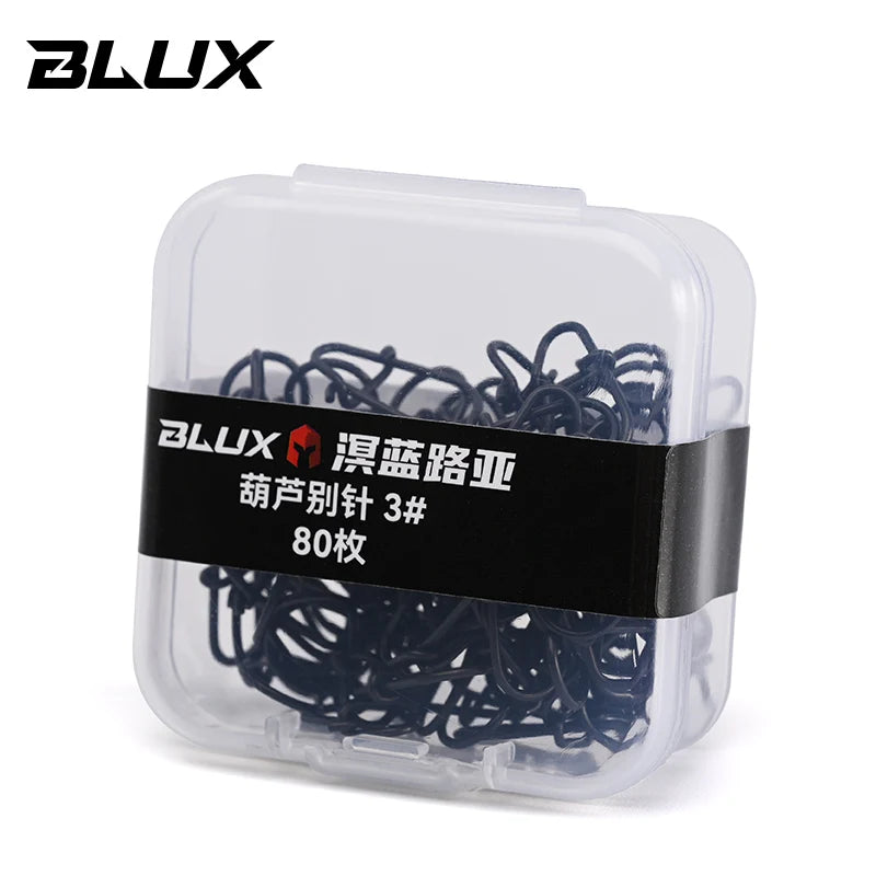 BLUX 80pcs Matte Black Snaps Stainless Steel