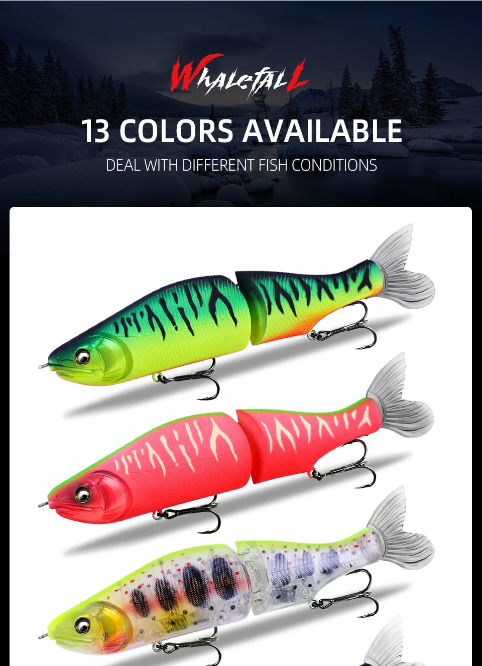 BEARKING Top Jointed  Minnow  185mm / 64g