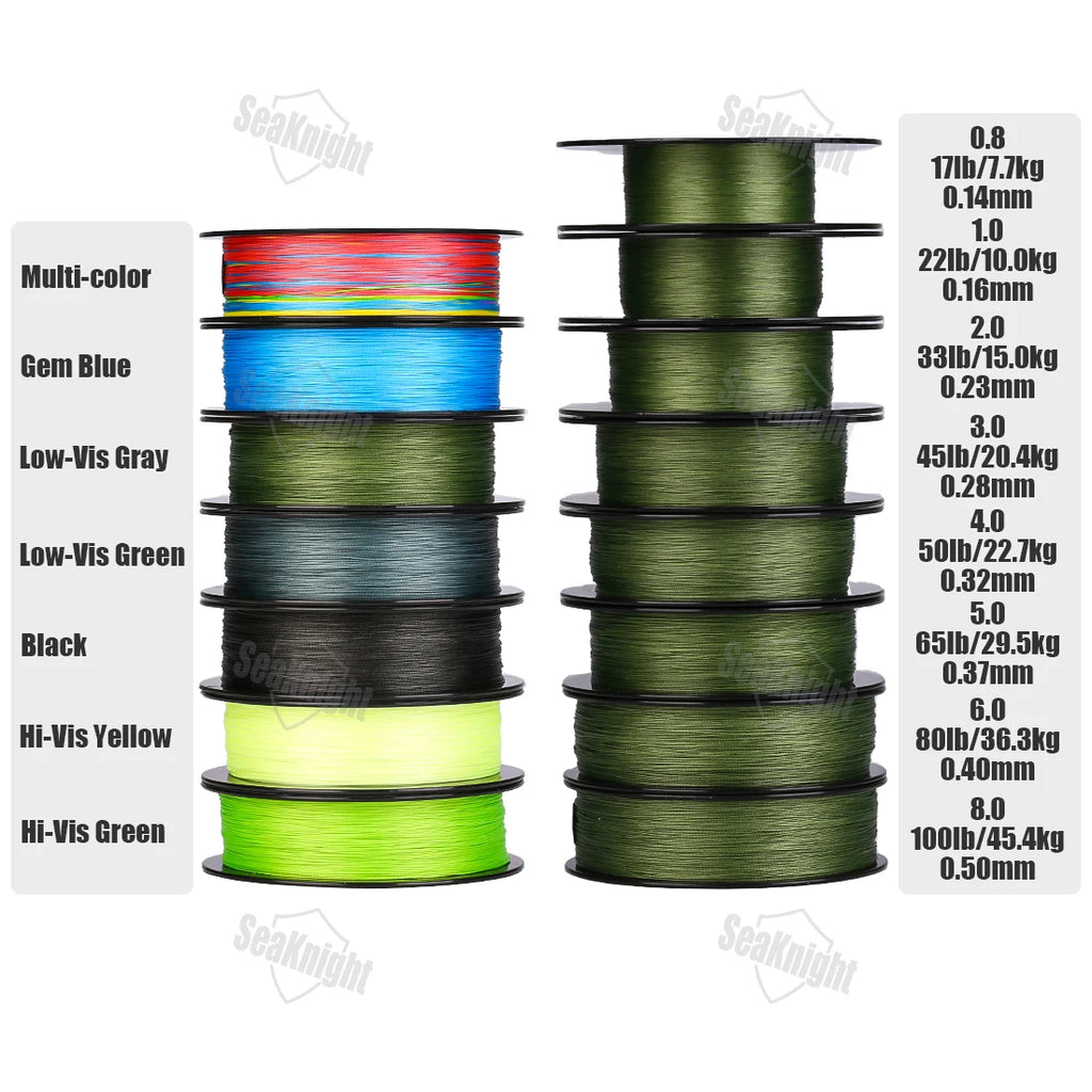 SeaKnight Multifilament W8 500m - 300m