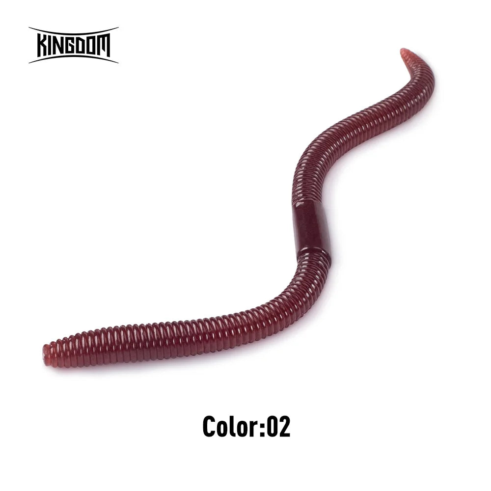Kingdom 15pcs Earthworm Soft Bait