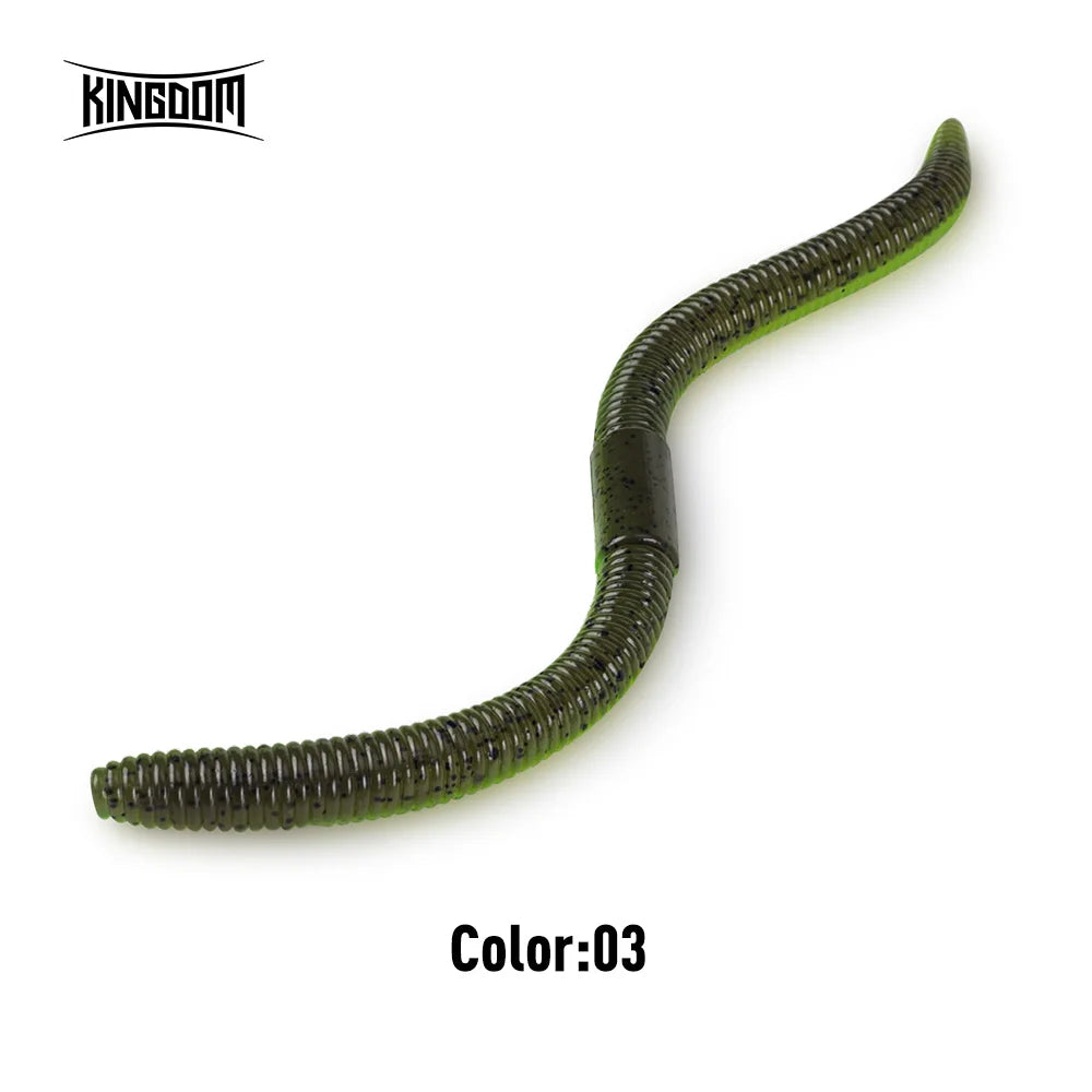 Kingdom 15pcs Earthworm Soft Bait