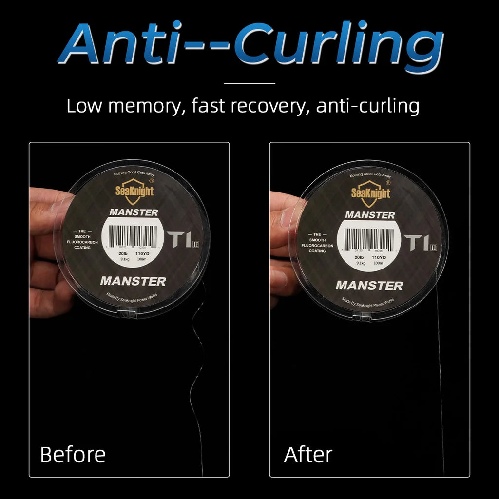 SeaKnight Brand MANSTER T1 Fluorocarbon 100M / 50M