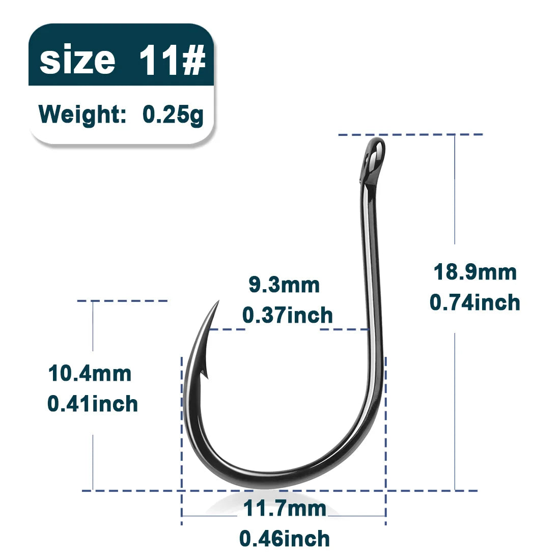 9KM Iseama Fishing Hooks 50~200Pcs